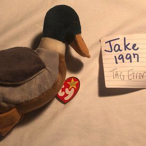Jake 1997 Beanie Baby